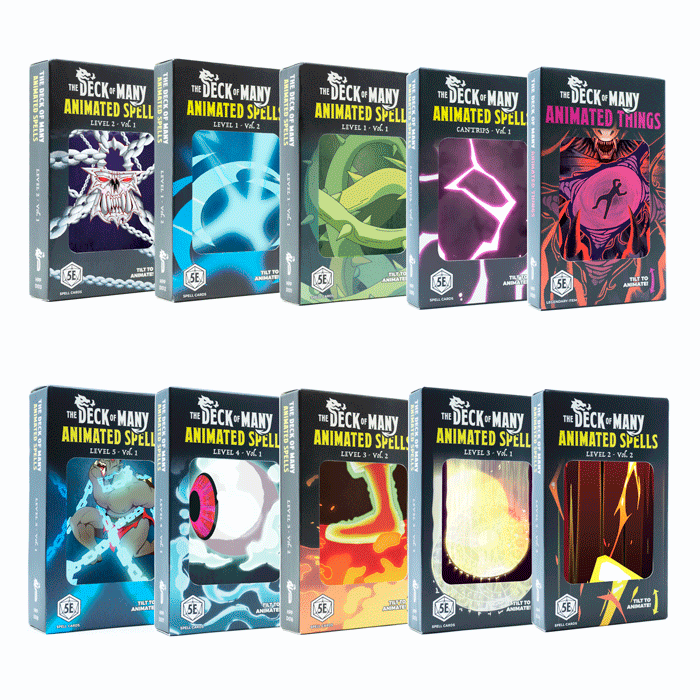 Bundle: Animated Spells Level 0-5 + Things – Hit Point Press