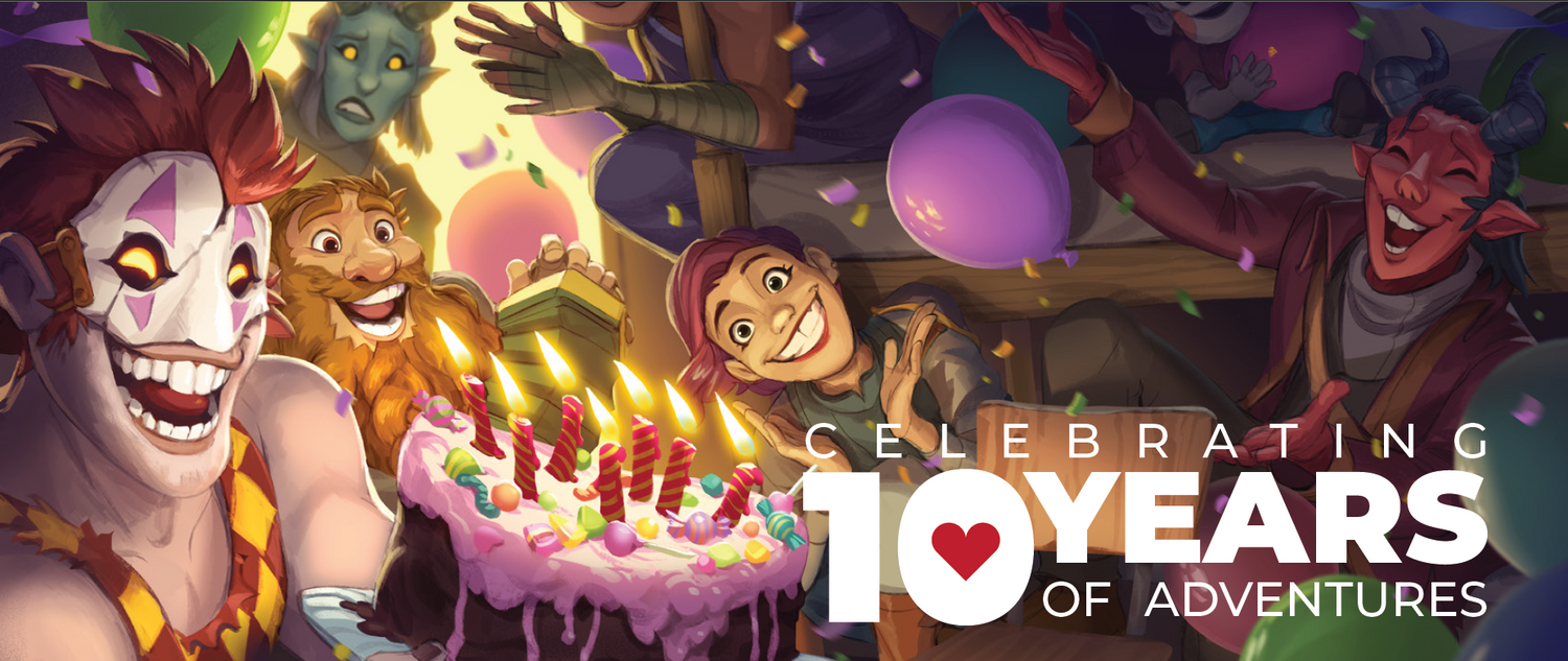 From Tokens to Dragons: Celebrating 10 Years of Adventures