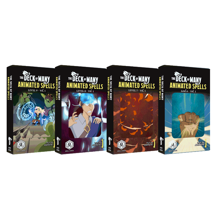 Animated Spells Reference Cards for 5e – Hit Point Press