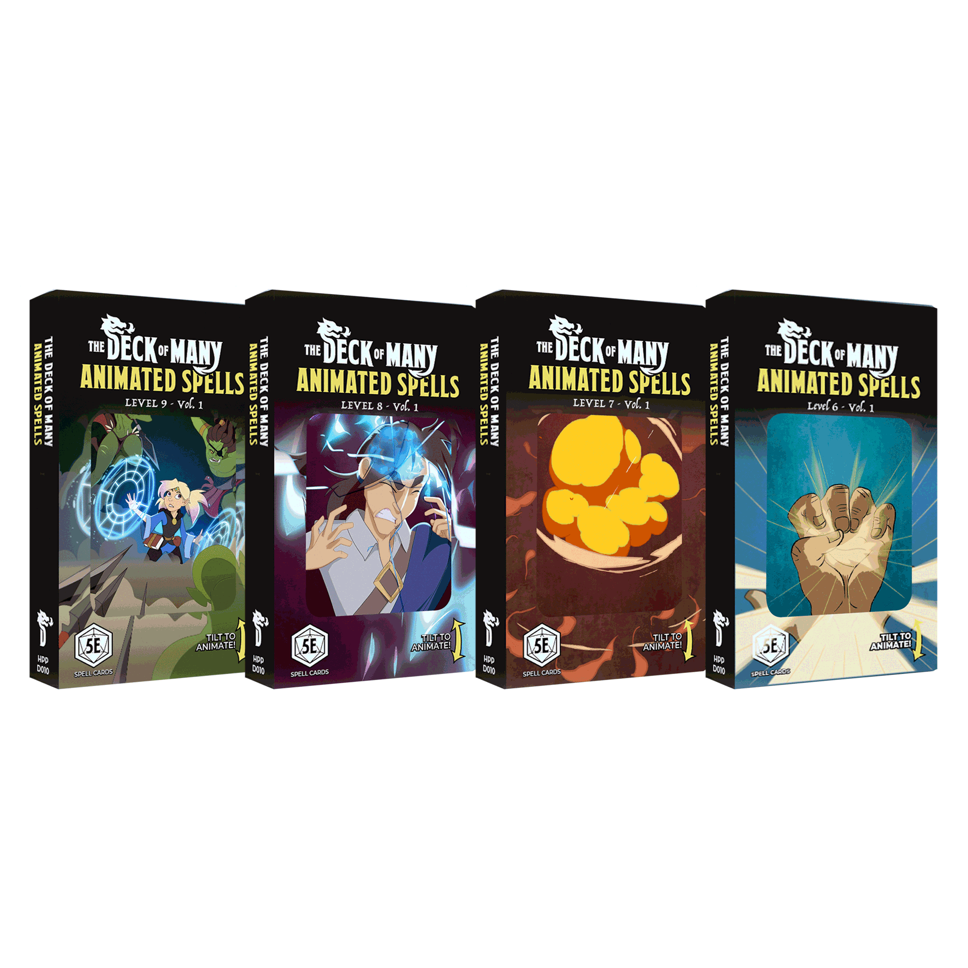Bundle: Animated Spells Level 6-9 – Hit Point Press