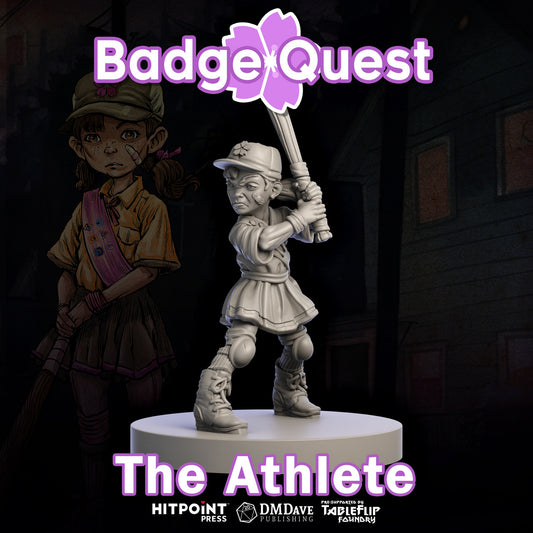 Badge Quest - Athlete Brave Blossom (Digital STL)