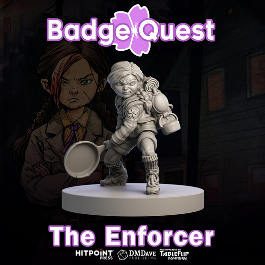 Badge Quest - Enforcer Brave Blossom (Digital STL)