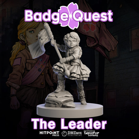 Badge Quest - Leader Brave Blossom (Digital STL)