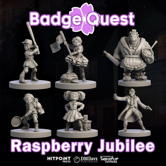 Badge Quest - Raspberry Jubilee Bundle (Digital STL)