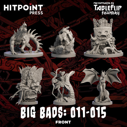 Big Bads - Miniature Bundle 11-15 (Digital STL)
