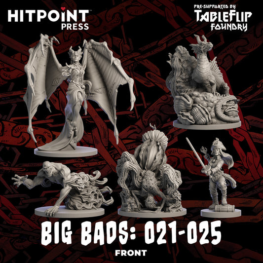 Big Bads - Miniature Bundle 21-25 (Digital STL)