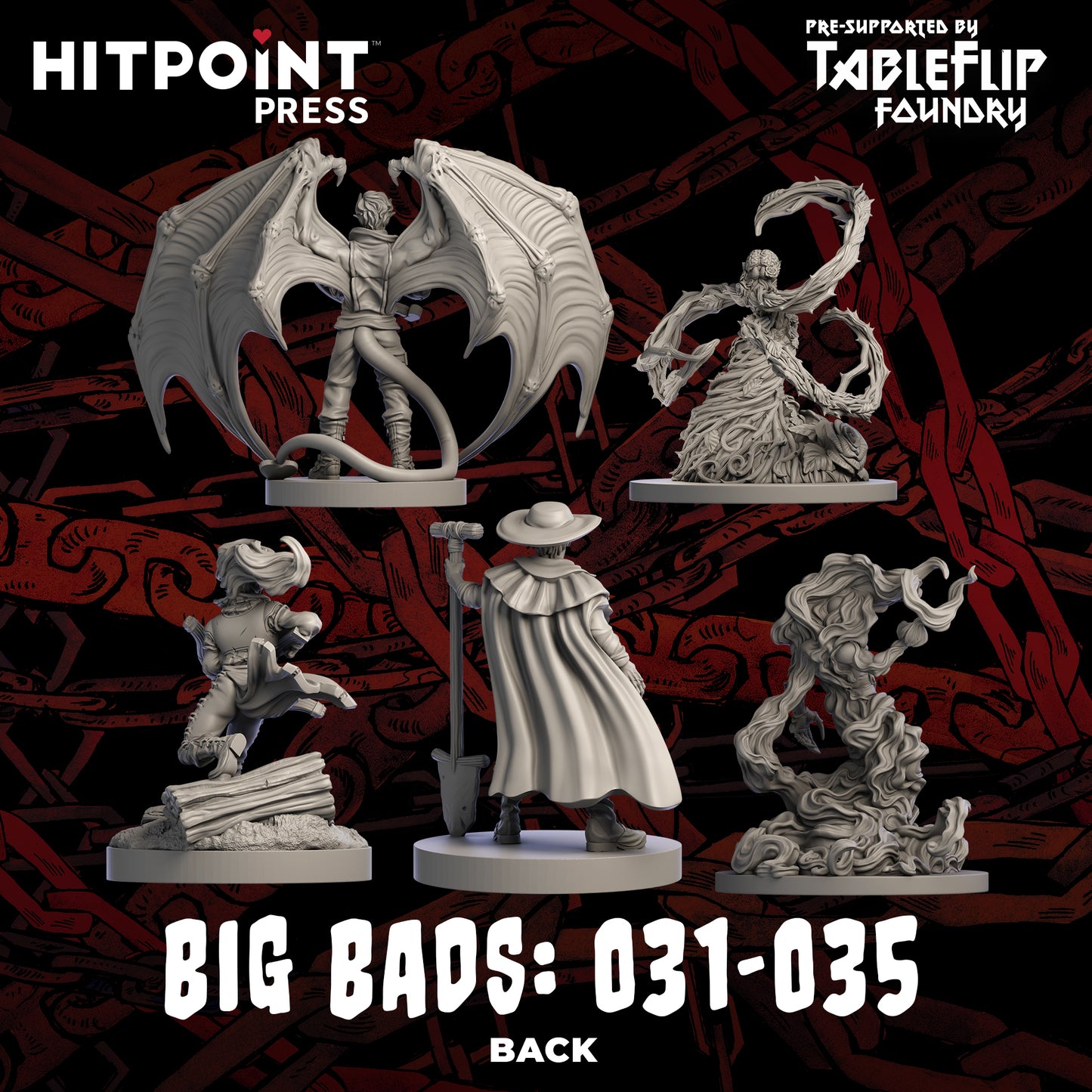 Big Bads - Miniature Bundle 31-35 (Digital STL)