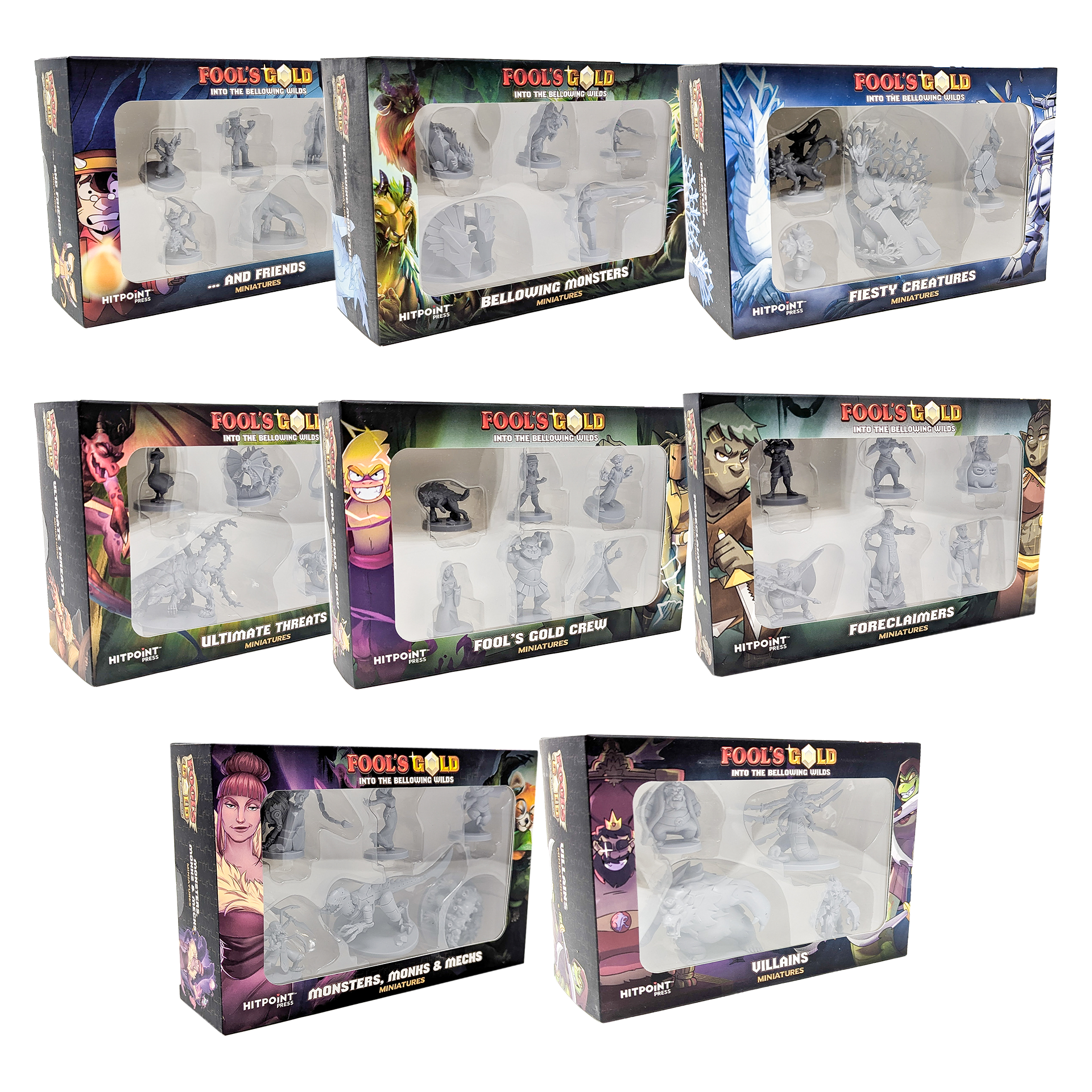 Fool's Gold Miniatures Bundle - 5e D&D (Plastic Minis) – Hit Point Press