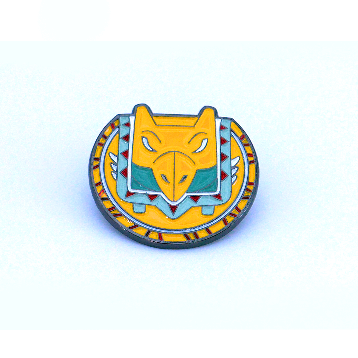 The Griffon's Saddlebag Enamel Pin