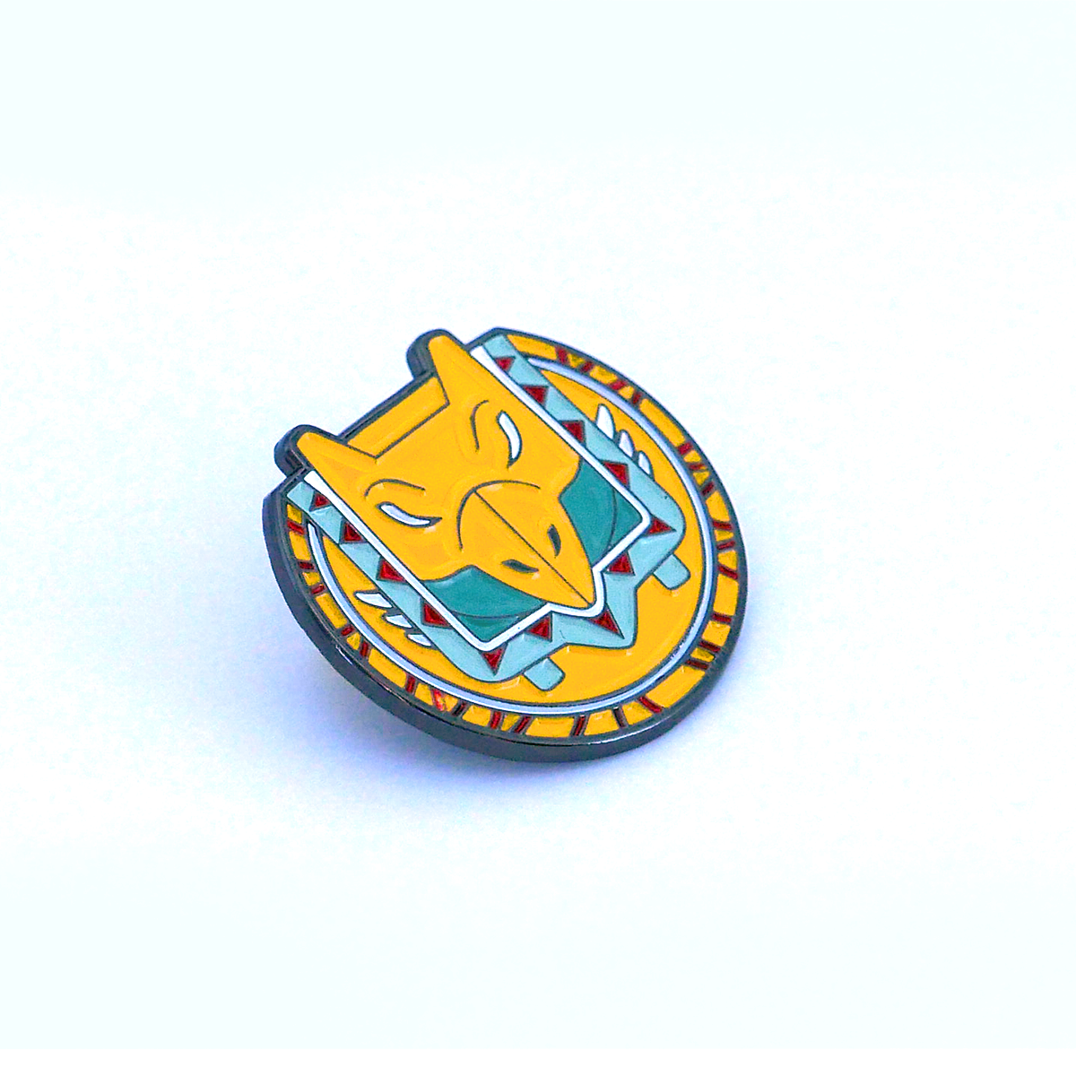 The Griffon's Saddlebag Enamel Pin