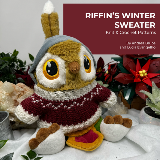 Riffin's Winter Sweater Knit & Crochet Patterns (PDF)