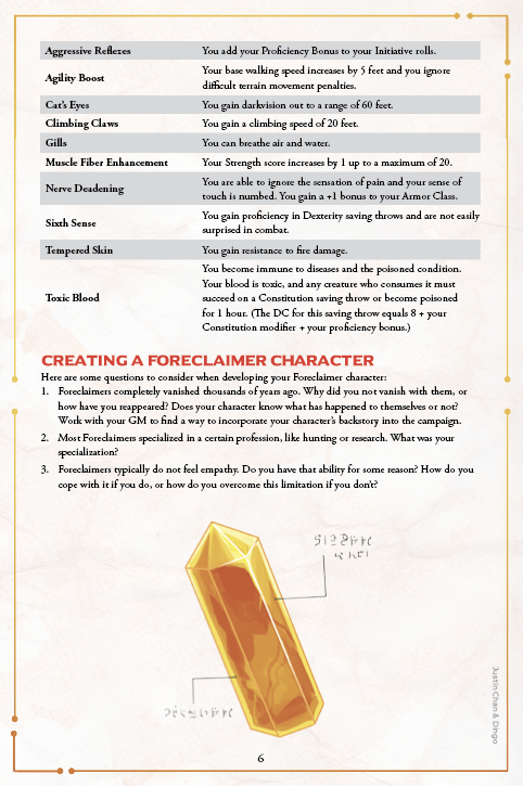 Fool's Gold: Foreclaimer Race Preview (PDF)