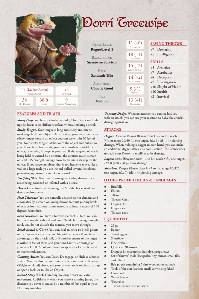 Humblewood: The Heart of Dako (PDF)