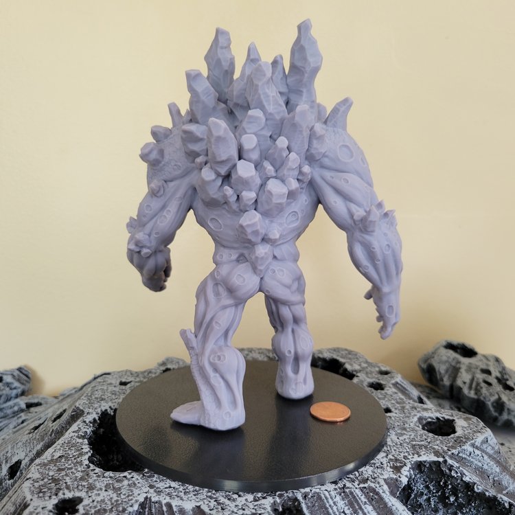 Astromythos - Asteroid Golem (Polycephalos) Miniature