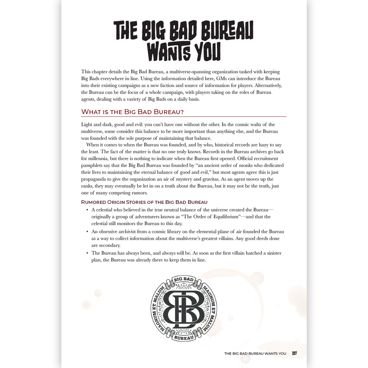 BUNDLE: The Big Book of Big Bads + Creatures & Curios (PDF)