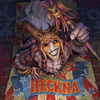 Colorful jester with 'Presenting Heckna' text on a decorative background