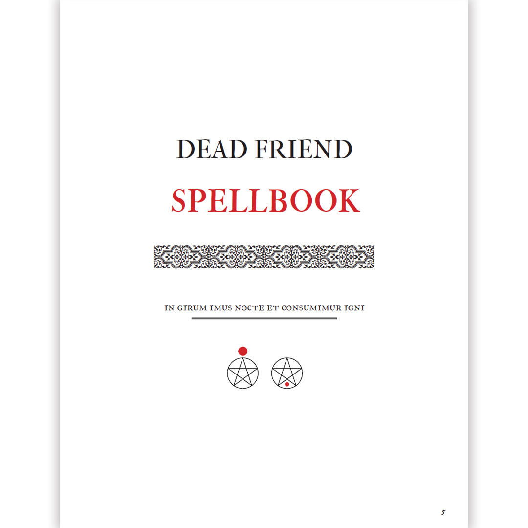 Dead Friend: A Game of Necromancy (PDF)