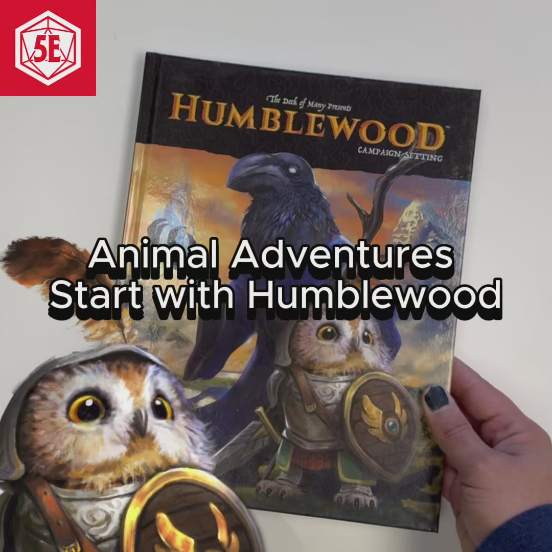 A video of a flip through of the Humblewood Campaign Setting book.