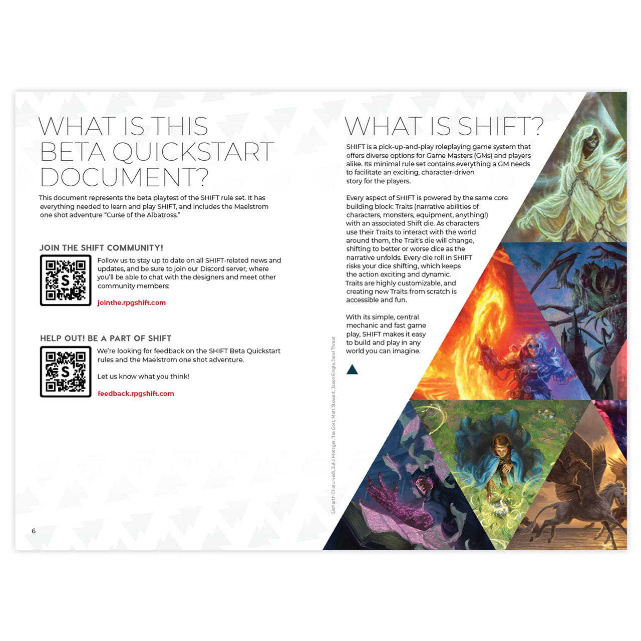 SHIFT Quickstart Beta + Maelstrom Preview (PDF)